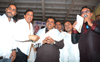 Mumbai Congress President Sanjay Nirupam during Sneh Sammelan at Andheri. Mumbai Congress President Sanjay Nirupam during Sneh Sammelan at Andheri.