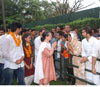 THE NSUI VICTORIOUS CANDIDATES MEETS CONGRESS PRESIDENT SONIA GANDHI & AICC GEN.SEC.RAHUL GANDHI AT DELHI. THE NSUI VICTORIOUS CANDIDATES MEETS CONGRESS PRESIDENT SONIA GANDHI & AICC GEN.SEC.RAHUL GANDHI AT DELHI.