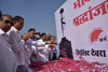 South Mumbai Congress Leader Milind Deora with Team Paid Homage to the CRPF Jawans in the cowardly terror attack in J&K Pulwama at Nagpada.