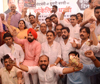 Congress Protest Against Note Bandi in Mumbai Congress Protest Against Note Bandi in Mumbai