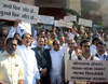 Congress -NCP & Opp.MLA's Protest Against Maharashtra State Government 3rd Day Assembly Winter Session at Nagpur.