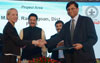 Hon'bl Chief Minister Prithviraj Chavan during MoU Signing Ceremony & Launch of "MAITRI" at hotel Trident Roof Top.