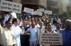 Congress -NCP & Opp.MLA's Protest Against Maharashtra State Government 3rd Day Assembly Winter Session at Nagpur.