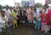 Mumbai Congress President Sanjay Nirupam Protest Padayatra at Kandivali Andheri.