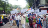 August Kranti Din in Mumbai at August Kranti Maidan.