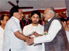 MINISTER NARAYANRAO RANE & SABHAPATI SHIVAJIRAO DESHMUKH AT RAJAPUR.