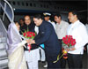 PRESIDENT PRATIBHATAI DEVISINGH PATIL ON MUMBAI VISIT.
