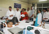 GUARDIAN MIN.NASIM KHAN & MP.EKNATH GAIKWAD AT SION HOSPITAL