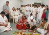 EX.DY.CHIEF MINISTER AJIT PAWAR & NCP PRADESH PRESIDENT MADHUKARRAO PICHAD IN NCP BHAVAN.