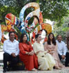 Mumbai North Central MP Poonam Mahajan,MLA Ashish Shelar,Cine Star Aishwarya Rai Bachchan & Youth Forum Inaugurate Artist-Social Activist Rouble Nagi's Sculpture Titled the Paradise Garden.