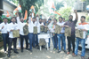 Mumbai Youth Congress Protest # BHU VC Tripathi at Azad Maidan.