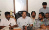 SHIVSENA-BJP-RPI MEETING AT SENA BHAVAN.
