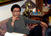 MNS CHIEF RAJ THAKAREY AT KRISHNA KUNJ DADAR.