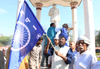 MP & RPI President Ramdas Athawale Bharat Bhim Yatra at Uttar Pradesh.