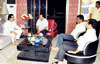 Congress Leader Ex.Chief Minister Narayanrao Rane & MNS Chief Raj Thackarey meets at Kankavli.
