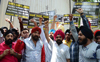 Punjabi Cultural Heritage Board a Prime Sikh Body Organized Protest Morcha Demanding a BAN on Movie SANTA_BANTA Pvt.Ltd at VIACOM 18 office. Punjabi Cultural Heritage Board a Prime Sikh Body Organized Protest Morcha Demanding a BAN on Movie SANTA_BANTA Pvt.Ltd at VIACOM 18 office.