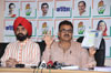 Mumbai Congress President Sanjay Nirupam Press conference at Gandhi Bhavan.