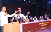 Ex.MoS South Mumbai Congress Leader Milind Deora at Hinduja College Students Interaction at Birla Matoshree Hall.
