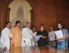 M.P. Union Minister for Communications Gurudas Kamat lead a delegation to Municipal Commissioner at Mumbai Municipal Commissioner’s office in BMC today.