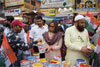 Dharavi Assembly MLA Varshatai Gaikwad Collecting Relief  Fund for Sangli- Kolhapur Flood Victims.
