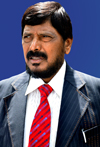 RAMDAS ATHAWLE (PRESIDENT RPI & MEMBER OF PARLIAMENT).